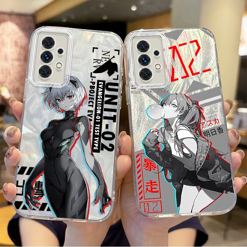 Чехол для телефона A-Ayanami Rei Anime Samsung Galaxy S24 S23 S22 S21 Plus Ultra A73 A72 A71 A55 A54 A53 жесткий