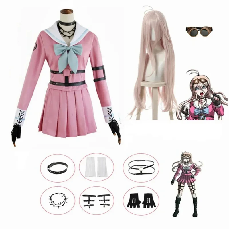 Фото Костюм для косплея по аниме Danganronpa V3 Miu Irama 2026, женское платье, униформа для девочек, одежда для косплея на Хэллоуин и Рождество ZR9GW №2
