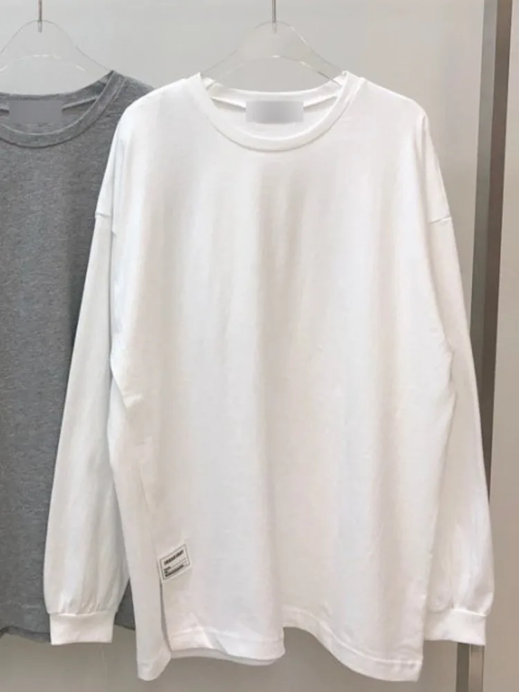 Женская свободная футболка составного кроя универсальная Повседневная с