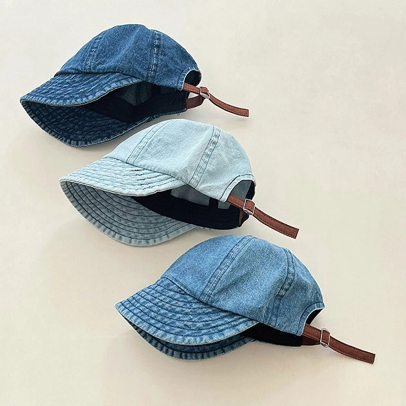 

Children Jean Hat Sport Baseball Cap Sunscreen for Spring and Summer Baby Baseball Hat Go Out Hat Jean Theme