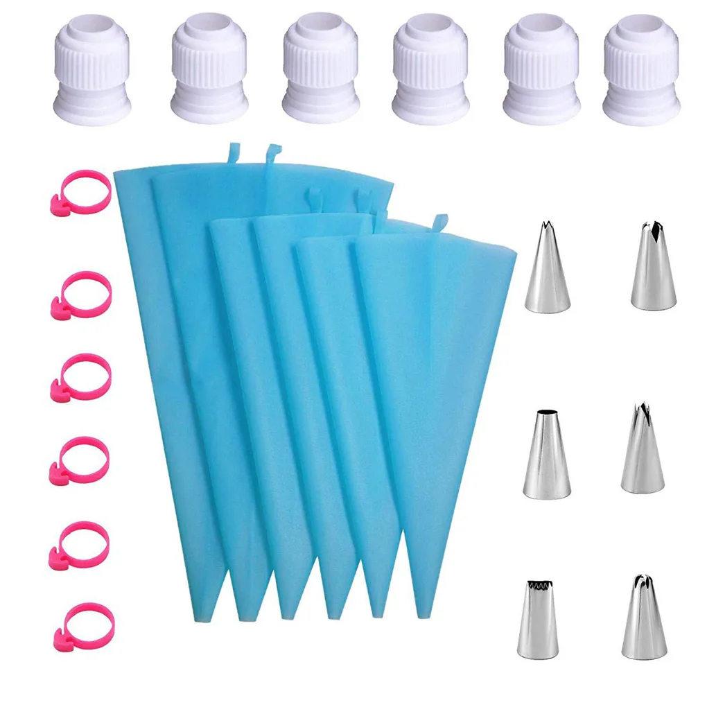 

Набор кондитерских мешков, набор из 24 кондитерских мешков для украшения тортов