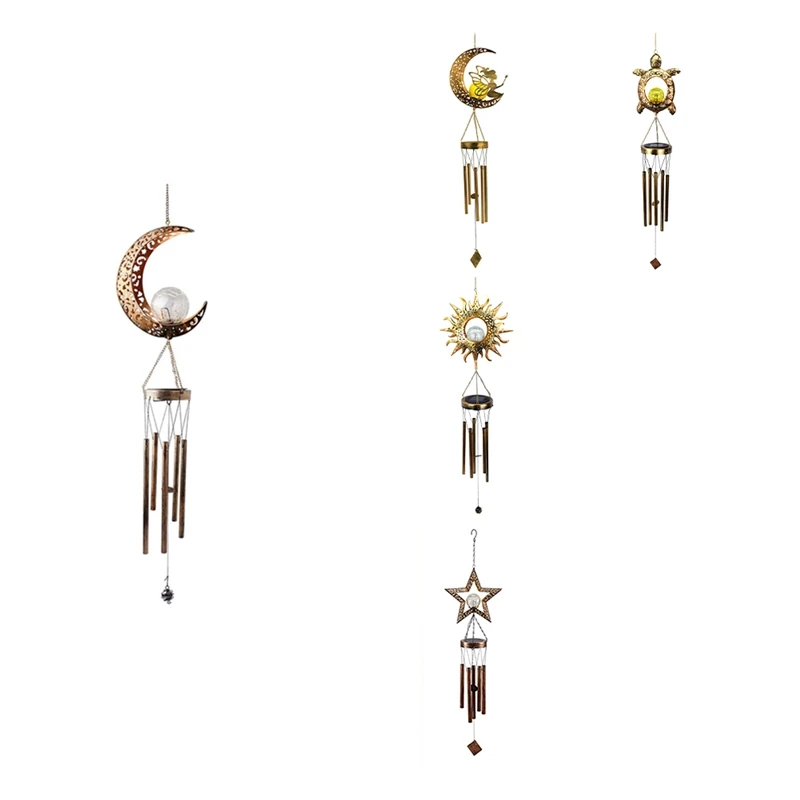 

Колокольчики ветра в форме Луны, колокольчики ветра в виде садоводства, подарки на день рождения, подарки для мамы, подарки для женщин