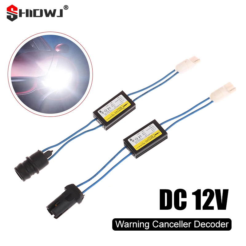 

1PC T10/T15 Canbus Cable Led Warning Canceller Decoder W16W Resistance Wire To Remove Fault Code Rubber Head