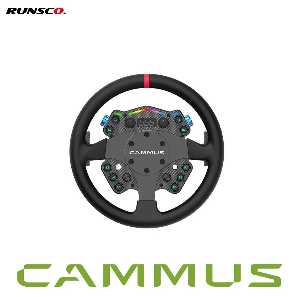 Рулевое колесо CAMMUS C12 с прямым приводом 12N·m+CAMMUS CS5 Настольный зажим Колесная база