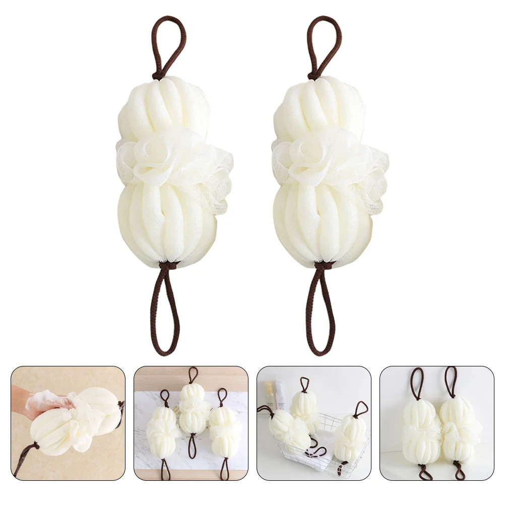 

Sponge Bath Shower Loofah Mesh Body Scrubberbrush Exfoliating Bathroomflower Menbathingsponges Puff Pouf Towel Washing Scrubbing
