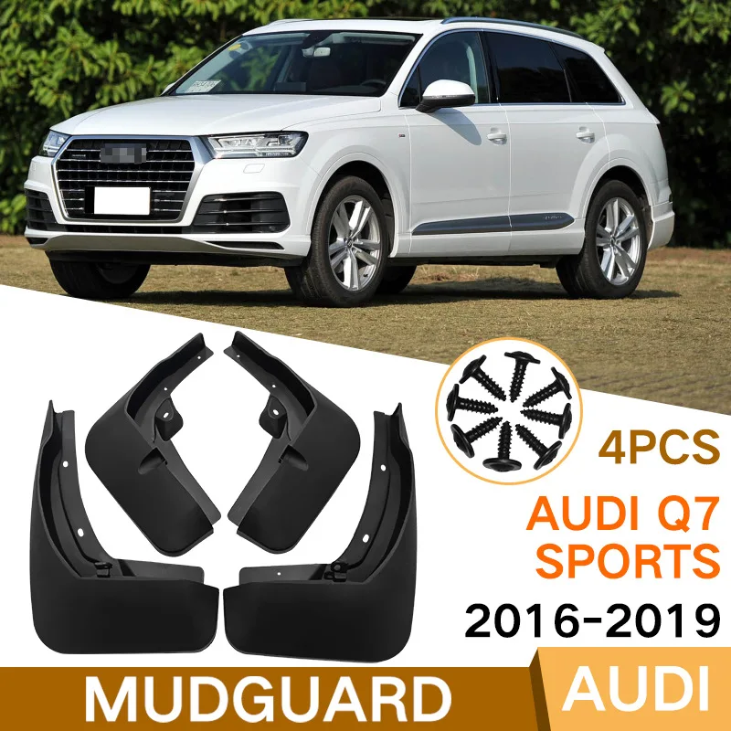 

Mud Flaps For Audi Q7 sports 2016-2019 MudFlaps Front Rear Fender Car Accessories