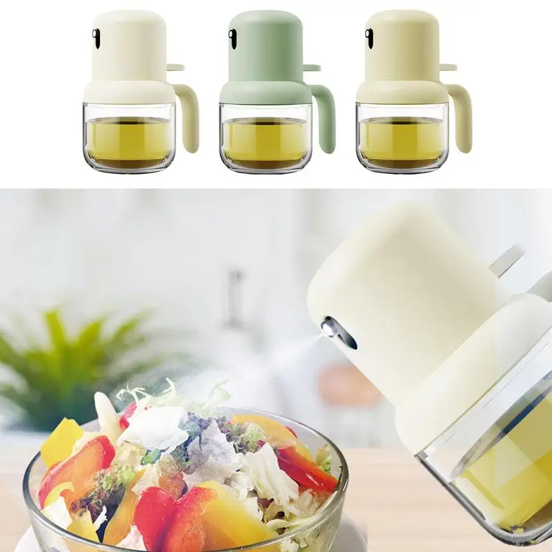 

Oil Spray Bottle Leak-Proof Versatile Glass Olive Oil Mister 280ml Multi Functional Re-useable Grill BBQ Sprayer For Kitchen