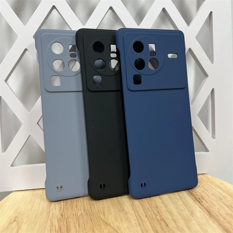 Матовый чехол без рамки карамельных цветов для Vivo X Note X80 X70 X60 X60t X50 Pro Plus XNote X51 5G тонкий жесткий ударопрочный чехол-бампер из поликарбоната