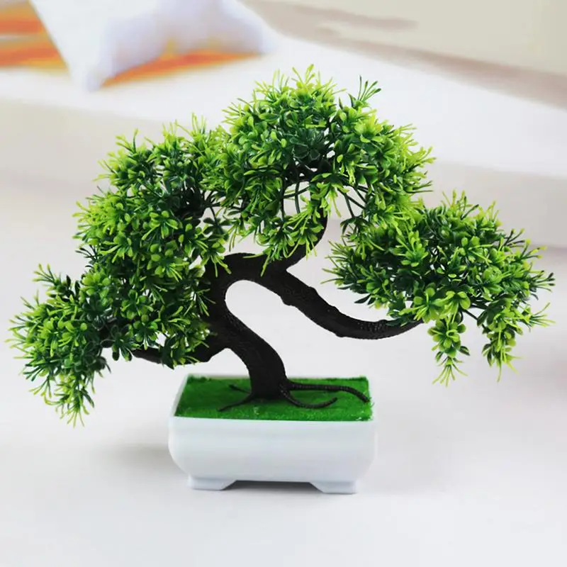 

Artificial Bonsai Tree Fake Plant Decoration Potted Artificial House Plants For Desktop Decoration Display