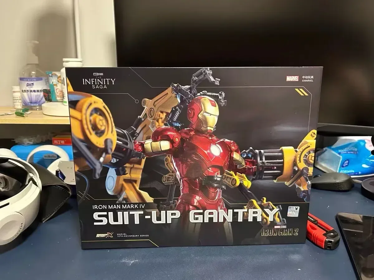 В наличии Marvel Avengers Iron Man Mk4 с костюмом оригинальная модель Тони Старка 1/10 фигурка