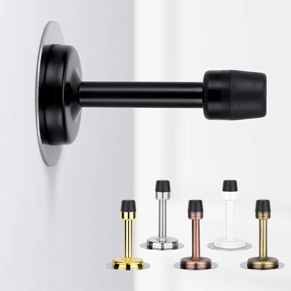

Stainless Steel Door Stops Wall Mounted Door Stopper Rubber Holder Catch Floor Fitting With Screws Bedroom Home Hardware
