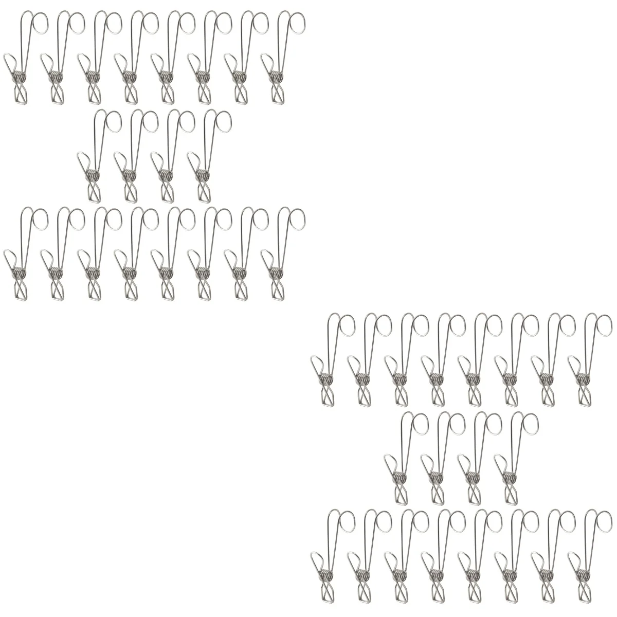 

40 Pcs Hanging Towel Clips Laundry Hooks Clip Laundry Hanger Hooks Hanging Clothes Clips Hanging Wire Clips