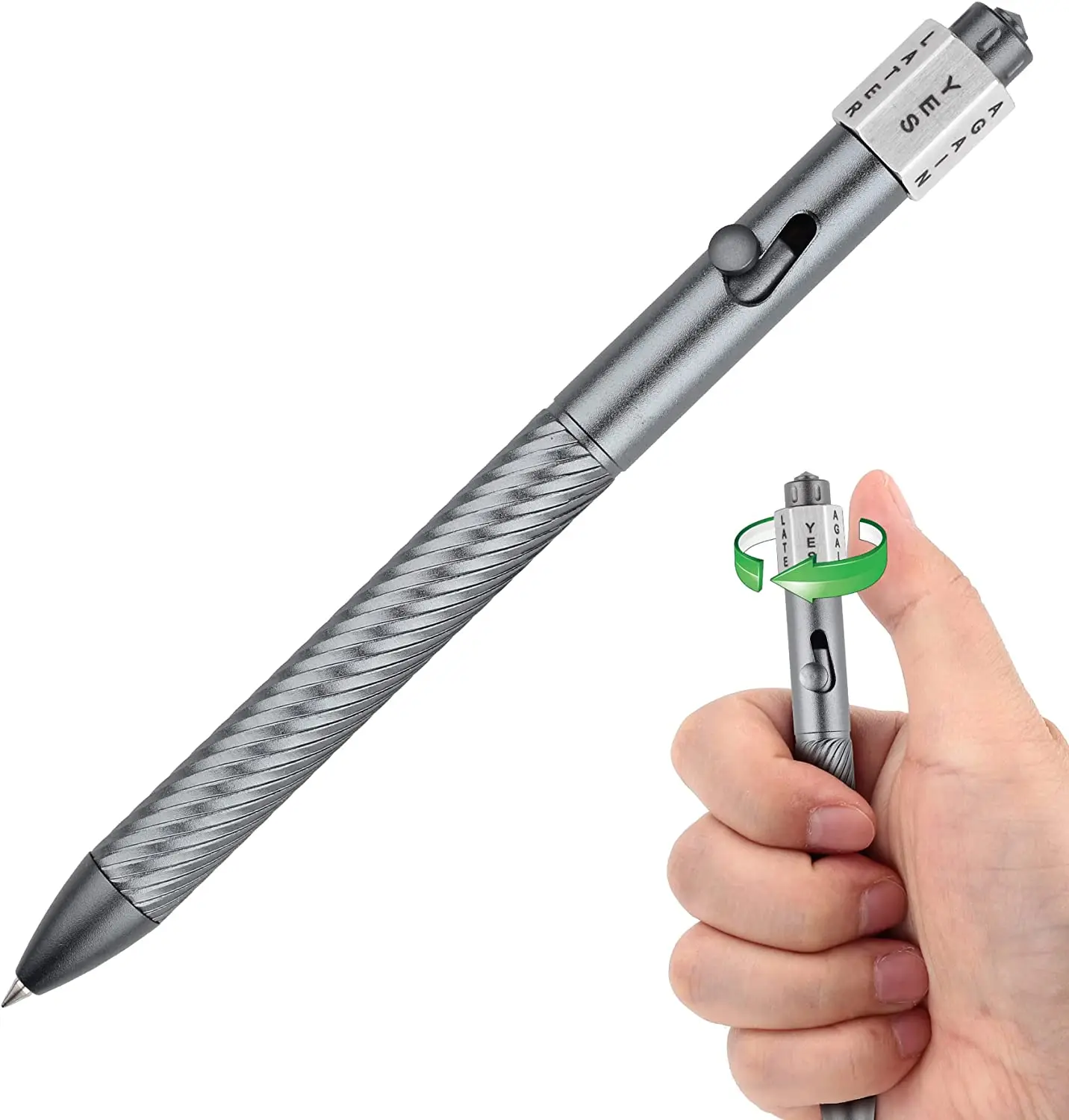 

SMOOTHERPRO Fidget Bolt Action Pen Decision Maker Compatible with Pilot G2 Refill Ball Pen Stress Relief Anxiety Reducer