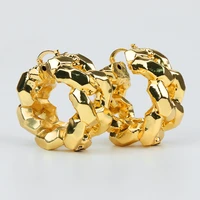 ym hoop earrings for women fashion jewelry 18k dubai gold color earrings ethiopian african style for party weddings jewelry