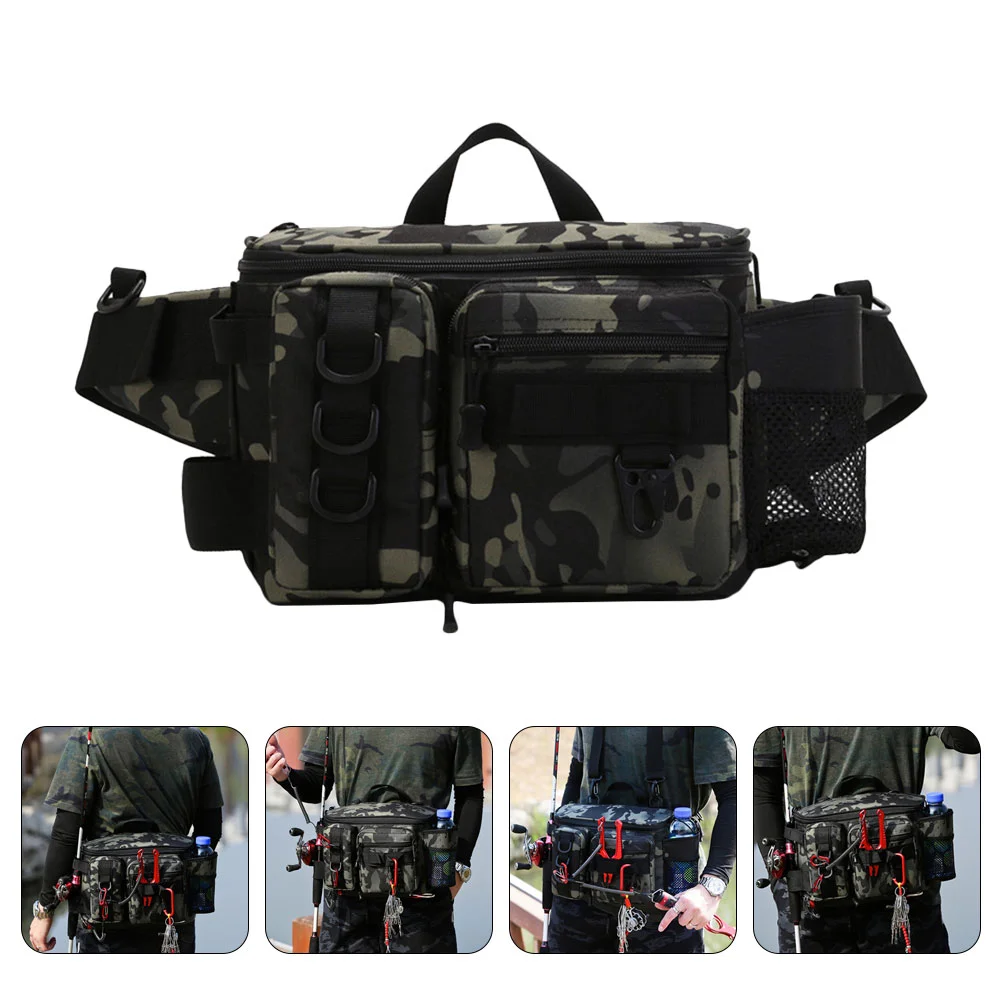 

Bag Fishing Tackle Baits Lure Outdoor Wear Resistant Gear Professional Storage Waterproof Portable Practical Large Capacity Bait