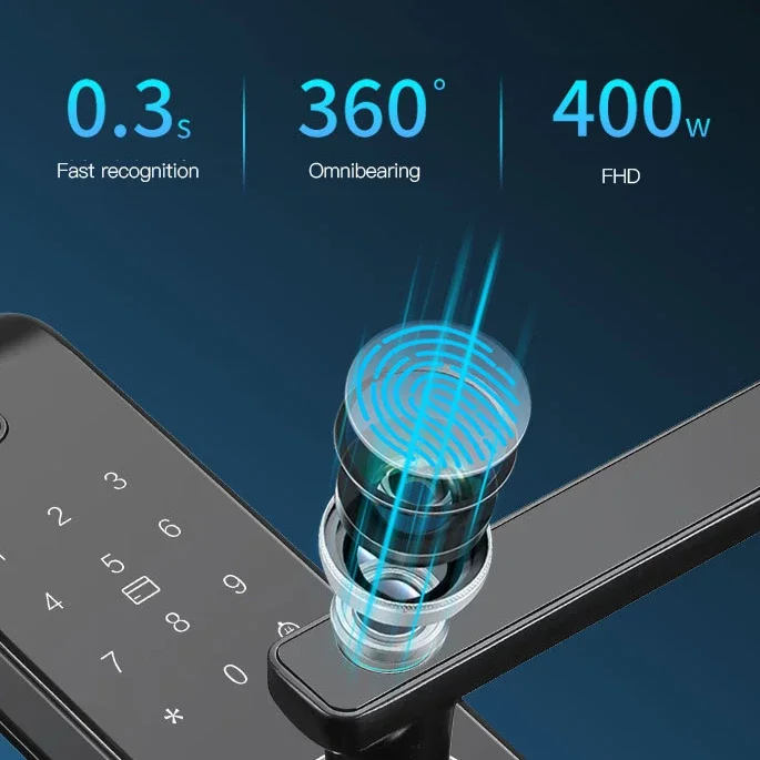 Высококачественные электронные деревянные дверные замки EBKN отпечаток пальца