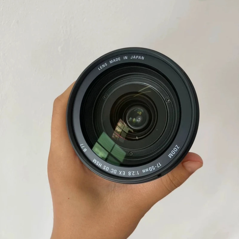 Фото 95% новый оригинальный объектив Sigma 17-50mm F2.8 EX DC OS HSM с оптической стабилизацией и автофокусом, стандартный зум-объектив для DSLR камер №5