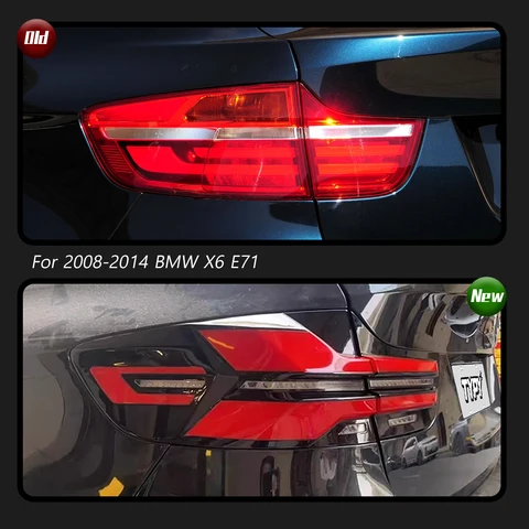Автомобильные фары TYPY для BMW X6 E71, задний фонарь 2008-2014, светодиодный проектор, фары, дневные ходовые огни, автомобильные аксессуары