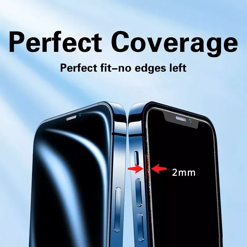 4Pcs Full Cover Screen Protector On The For iPhone 11 12 Pro XS Max XR X Tempered Glas For iPhone 8 6 7 Plus Protective Glass