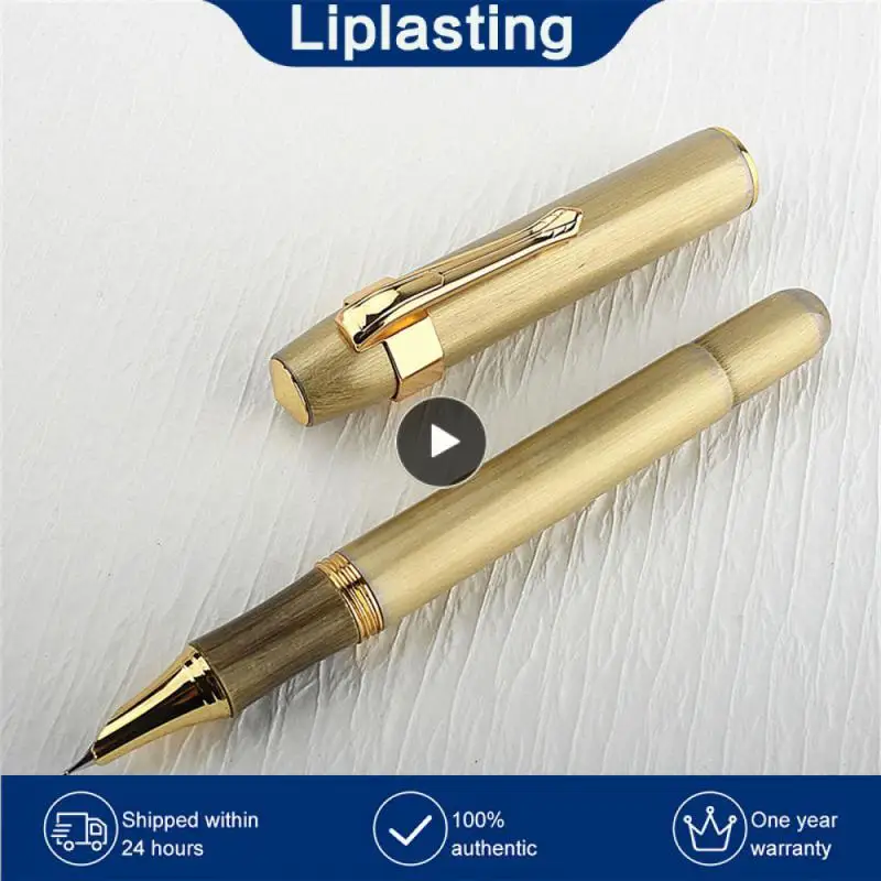 

Bright Tip (0.7mm) Pocket Pen Package Tip (0.5mm) Generous Temperament Calligraphy Pen Comfortable Grip Short Pen Pen Art Pen
