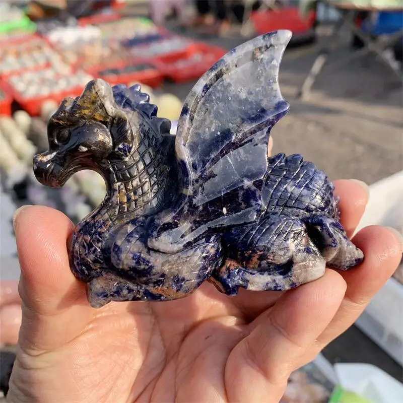 Хрустальная фигурка дракона