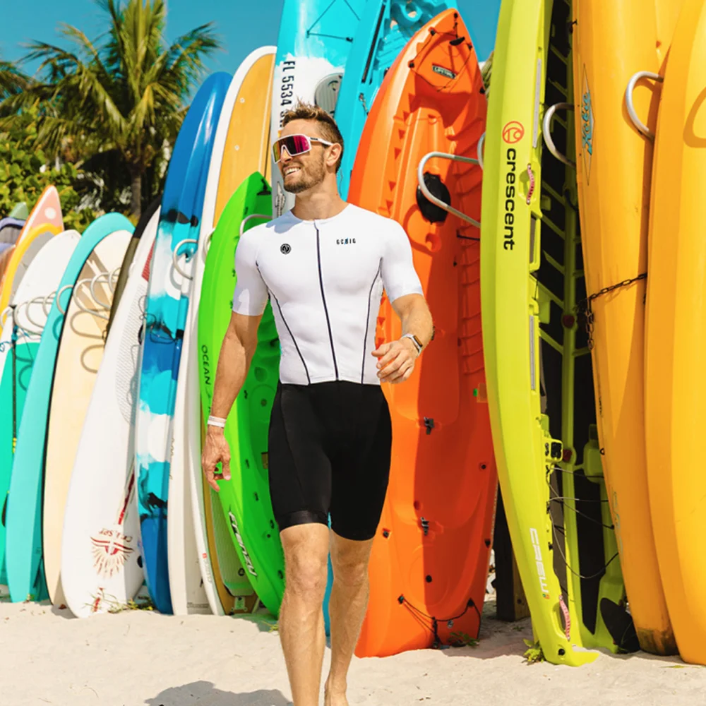 GG Трикотажный костюм для триатлона Skinsuit Ciclismo мужской велосипедный комплект езды