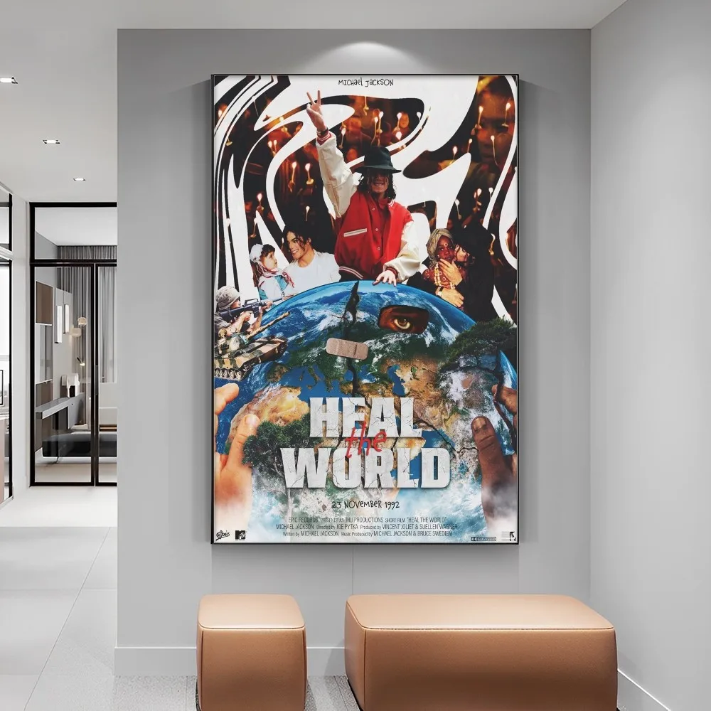 

Настенная наклейка Майкл Джексон аниме моETCH