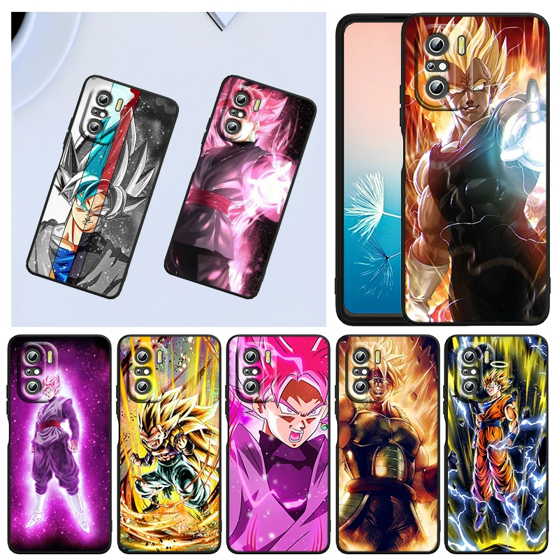 

Dragon Ball Black Goku For Xiaomi Redmi K40 Gaming K30 9i 9T 9A 9C 9 8A 8 GO S2 6 6A 5A 5 Pro Prime Black Capa Phone Case