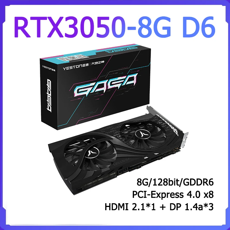 

Видеокарта Yeston 128 бит для настольного ПК, видеокарта с Hdmi-совместимым портом для игр