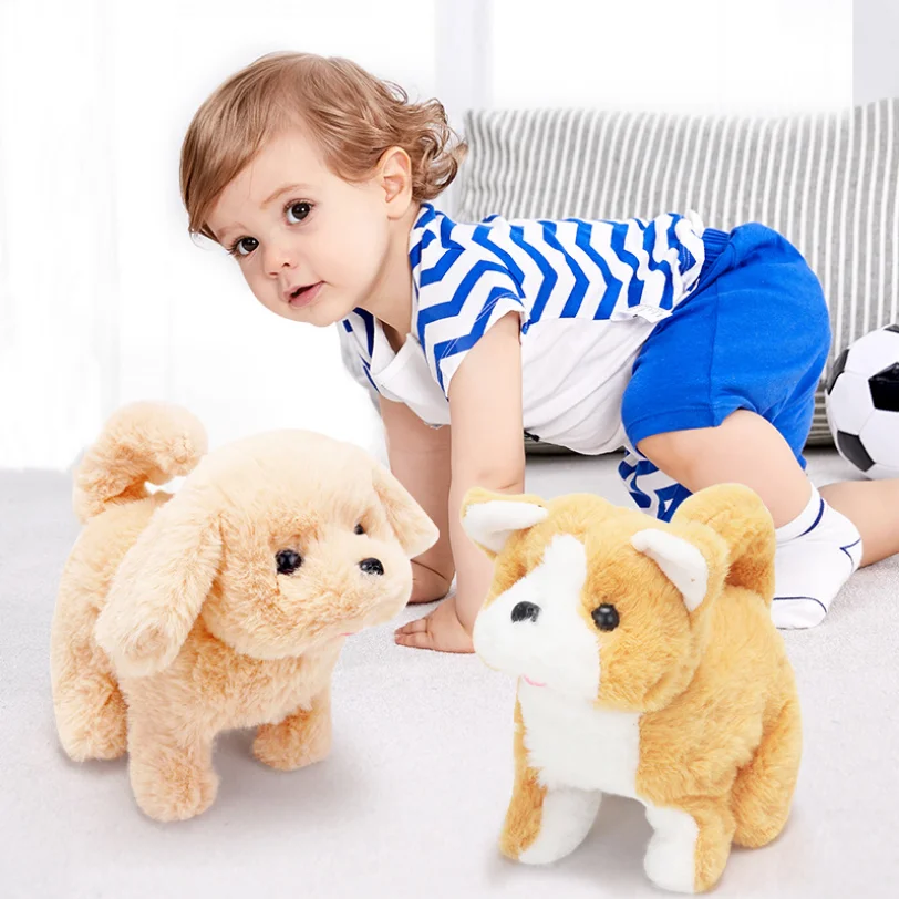 18CM Perro Peluche Robot Puppy Plush Toys Interactive Cute Dog Funny Wagging Shaking Birthday Dancing for Kid and |