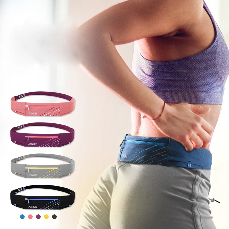 AONIJIE Ultralight Running Waist Bag Outdoor Sports Belt Bag Portable Fanny Pack Pockets For Camping Jogging Fitness Gym W8105