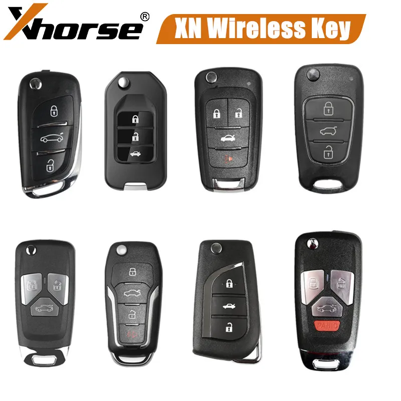 

1 Pieces XHORSE XN Wireless Universal Remote Key XNDS00EN XNHO00EN XNBU01EN XNHY02EN XNAU01EN XNFO01EN XNTO00EN XNAU02EN Key