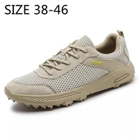 xiaomi men casual shoes summer outdoor mesh sneakers men trainers non slip hiking shoes breathable mens treking shoes