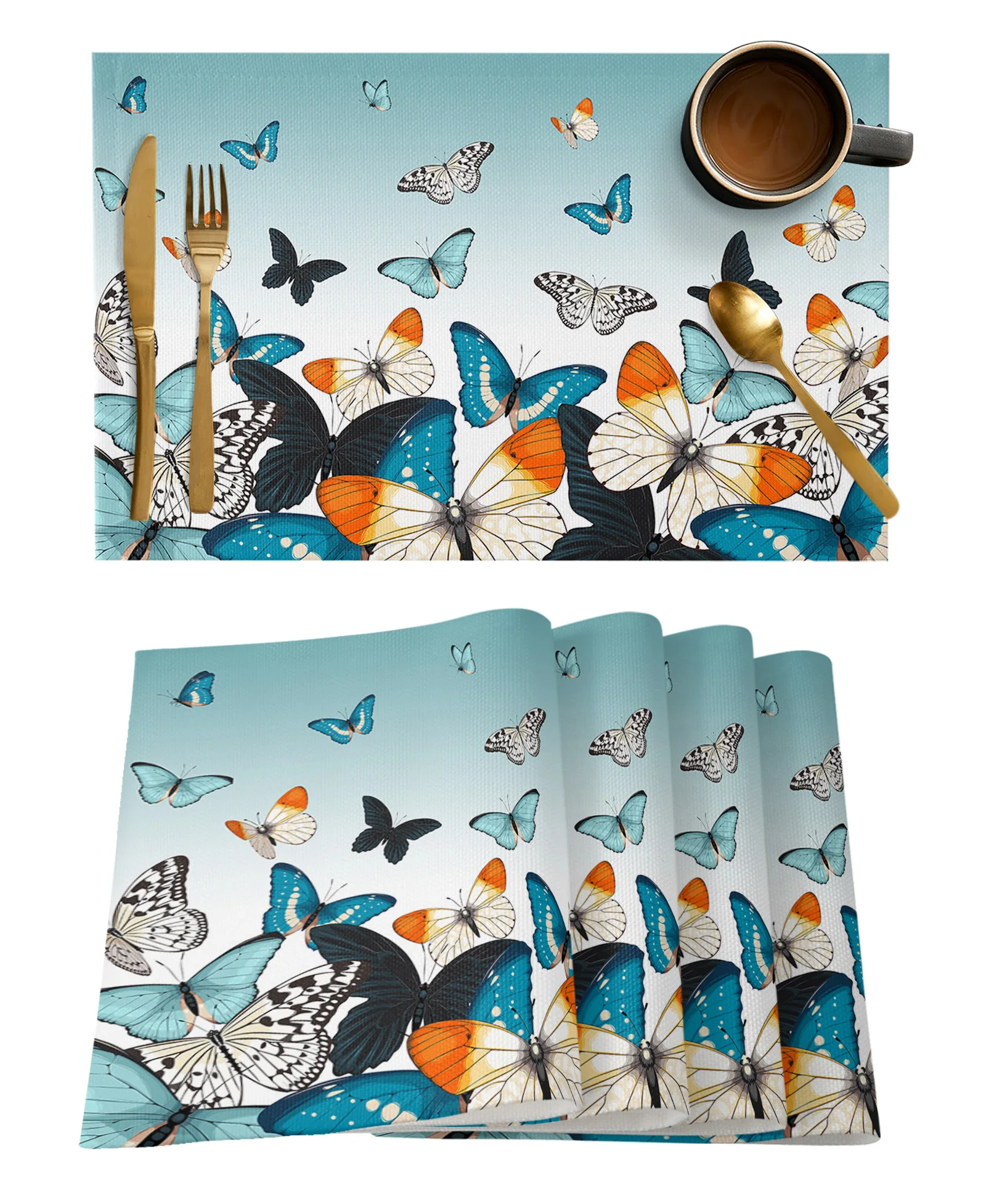 

4/6 шт., термостойкие коврики для кухонного стола