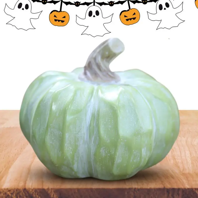 

Искусственные тыквы, Декор, реалистичные тыквы из смолы, искусственные тыквы для фермерского дома, декор на Хэллоуин для осени