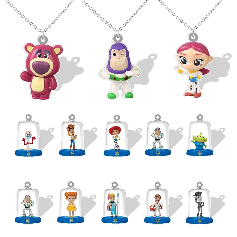 Ожерелье из эпоксидной смолы с подвеской в виде героев мультфильма Джесси Вуди |