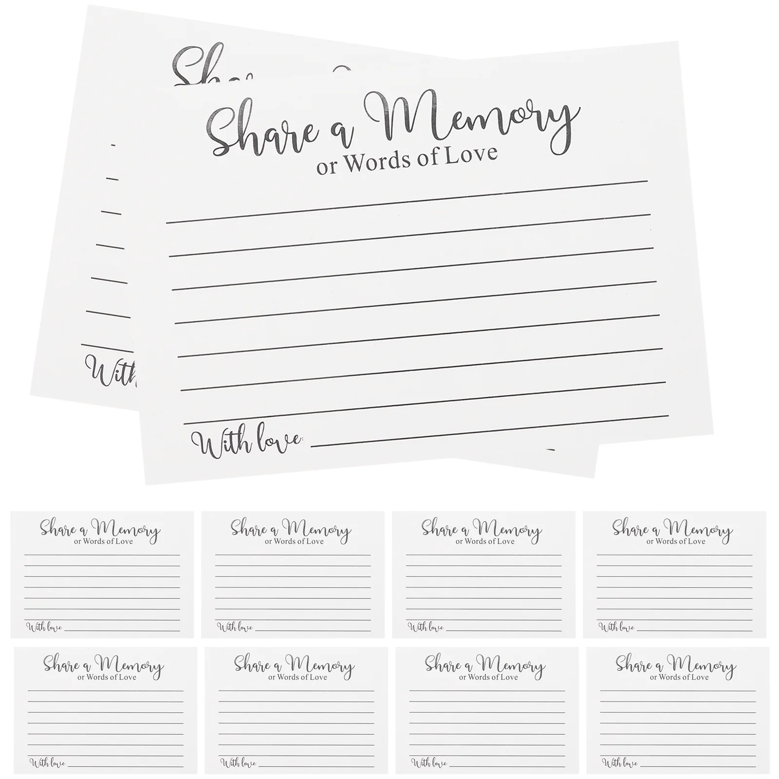 

50pcs Wedding Congratulation Cards Greeting Blessing Cards Paper Greeting Cards Party Cards