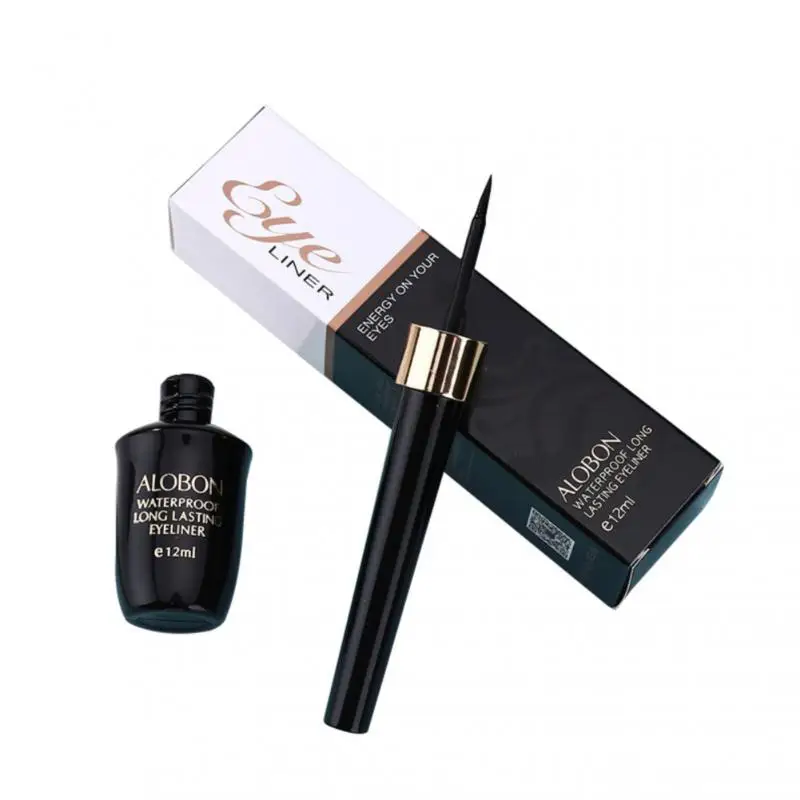 1 ~ 10 шт. жидкая черная подводка для глаз AloBon карандаш быстрого водостойкого