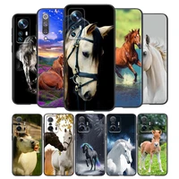 art horse animal silicone cover for xiaomi mi 12 11i 11t 11 10i 10t 10 9 9t se lite pro ultra hypercharge phone case