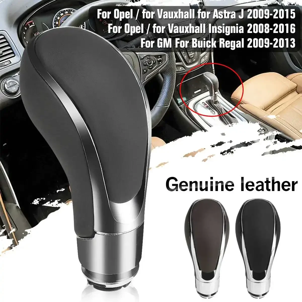1 шт. ручка переключения передач из натуральной кожи для Opel/Vauxhall Insignia Astra J GM/Buick Regal
