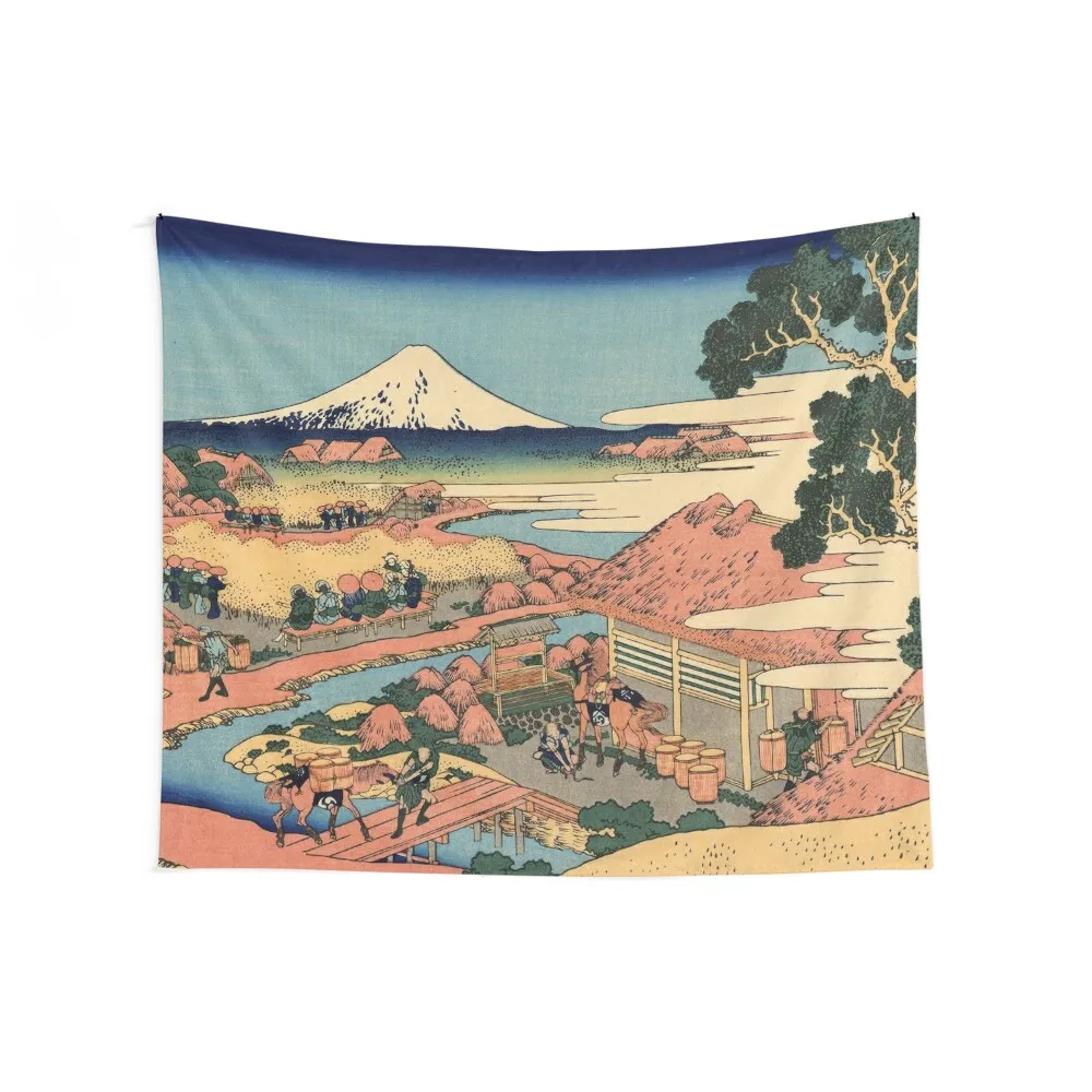 Гора Фудзи которую можно увидеть из чайной плантации в Катекура провинции Сьюги.