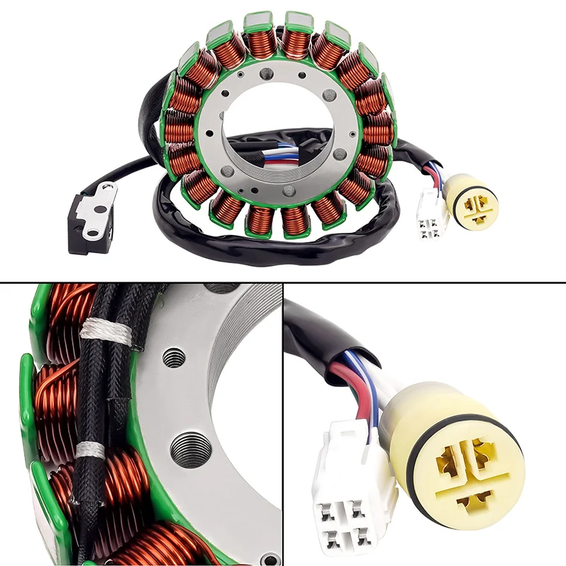 Детали генератора мотоцикла катушка статора зажигания для Yamaha YFM350A YFM350FWA YFM350X YFM35BA