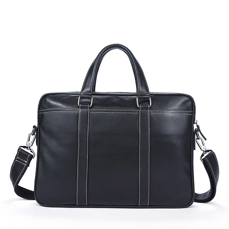 

Genuine Messenger Bag Men Leather Male Package Color Business Affairs Man Document Layer Cowhide Men's Handbag Single Briefcase