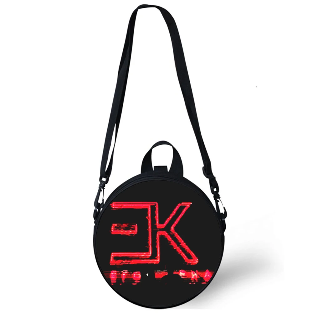 Egor Kreed Child kindergarten Bag 3D Print Crossbody Shoulder Bags For School Women Mini Round Bagpacks Rugtas Baga