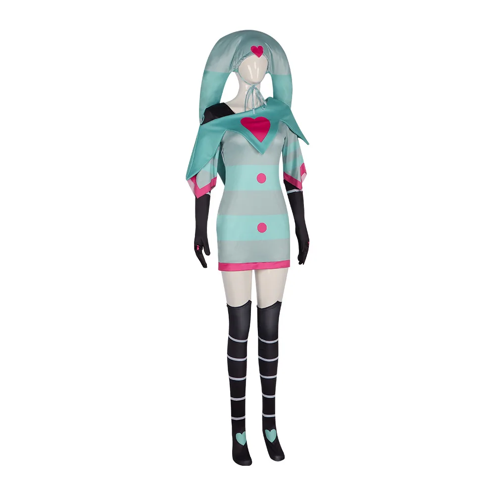 Костюм для косплея аниме Fizzarolli модный костюм клоуна Хэллоуина головной убор