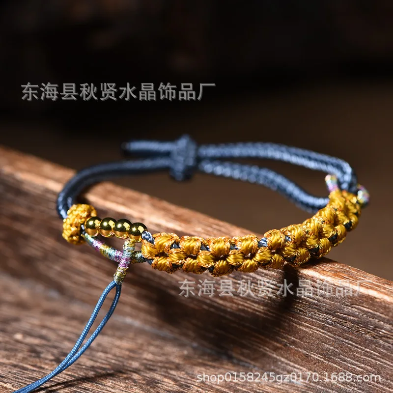 Хлопковый ремешок с узлом цветущего персика Thangka Zachilam