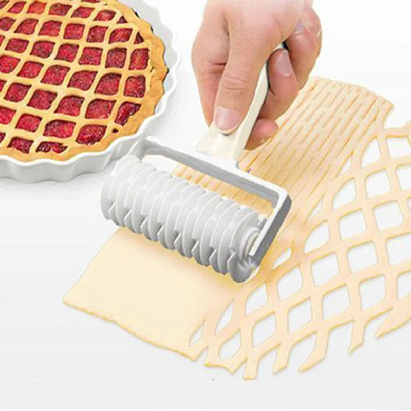 Тяговая сетка, колесный нож, пластиковое тесто, решетчатый ролик, резак, резак для пирога, Аксессуары для выпечки, многоразовые
