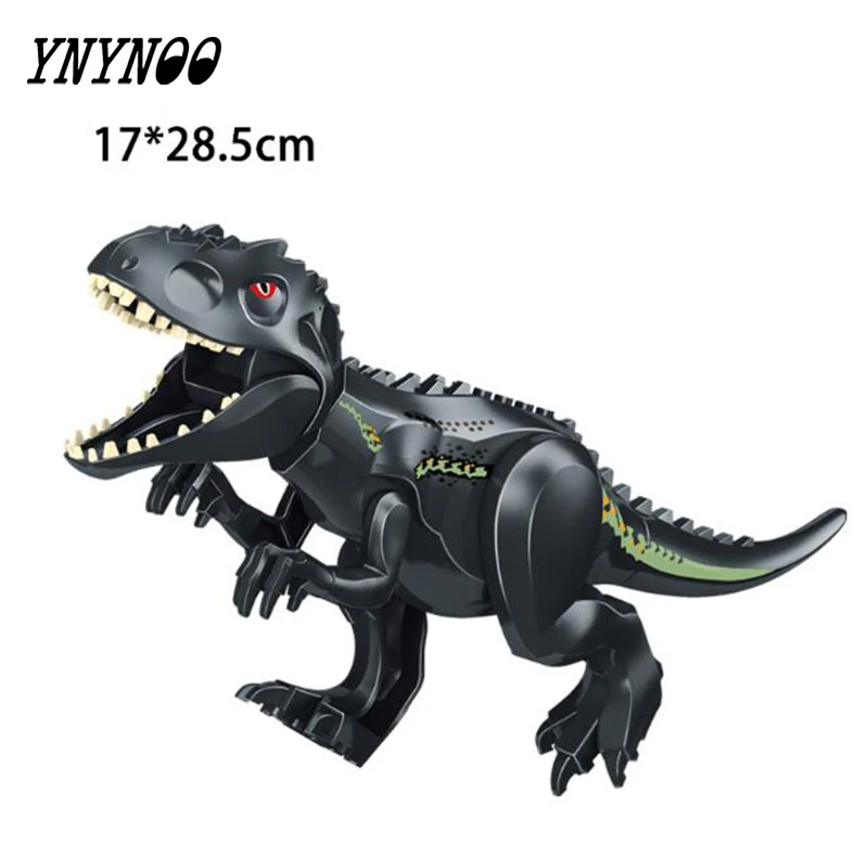 Большой динозавр Юрского периода мини-конструктор T-rex Carnotaurus Baryonyx Stygimoloch Velociraptor