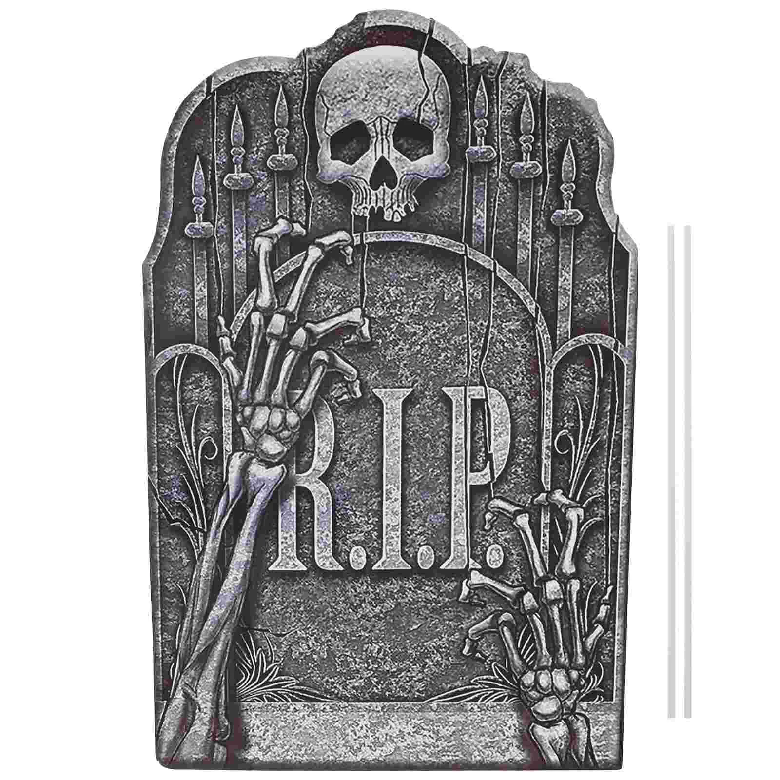 

1pcs Decor Tombstone Tombstone Props Outdoor Tombstone for