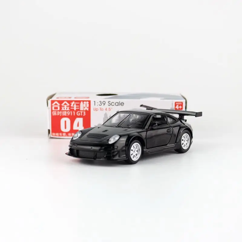 1:39 Porsche 911 GT3 RSR Alloy pull-back vehicle model Diecast Metal Model Car Random color